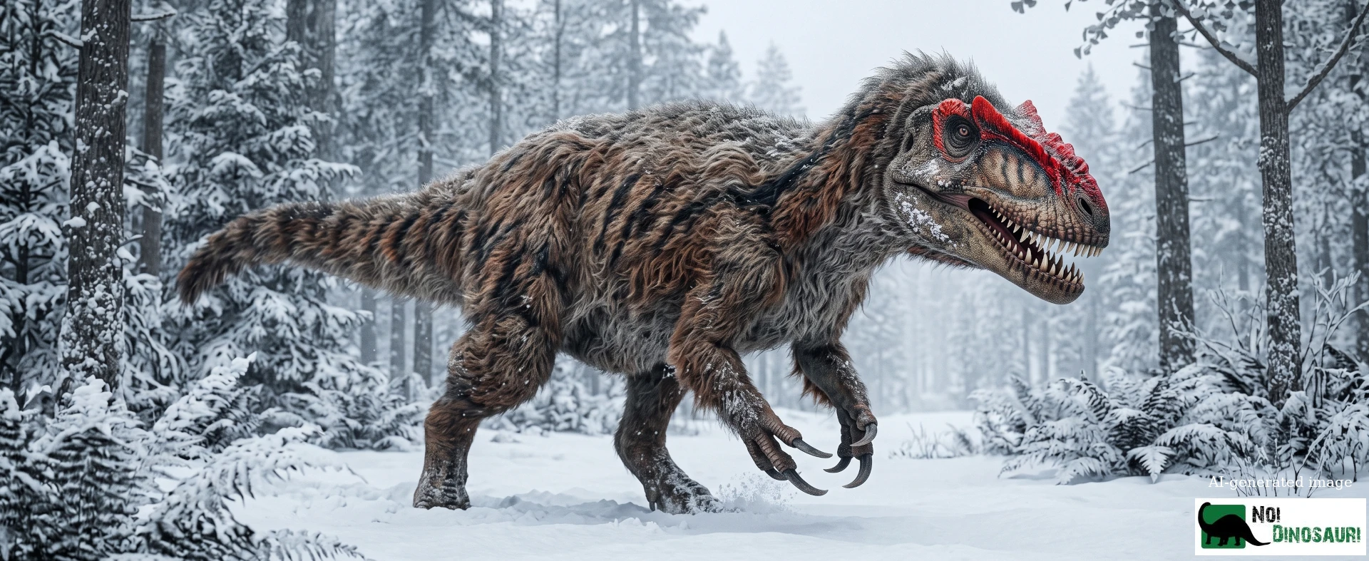 Yutyrannus foresta innevata(Formazione Yixian)